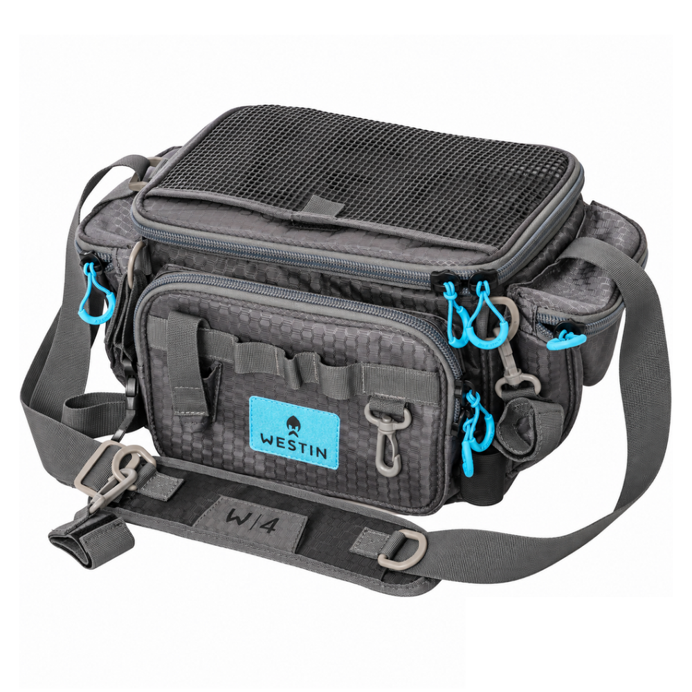 Westin W4 HD Lure Bag Medium - 3 Tackle Boxes Included - Fishing Tackle Bag 