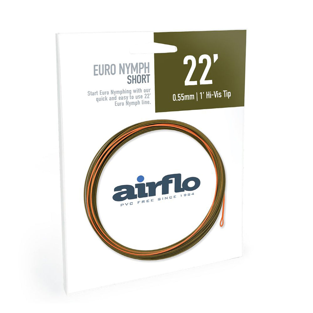 Airflo Euro Nymph Short Leader 22ft