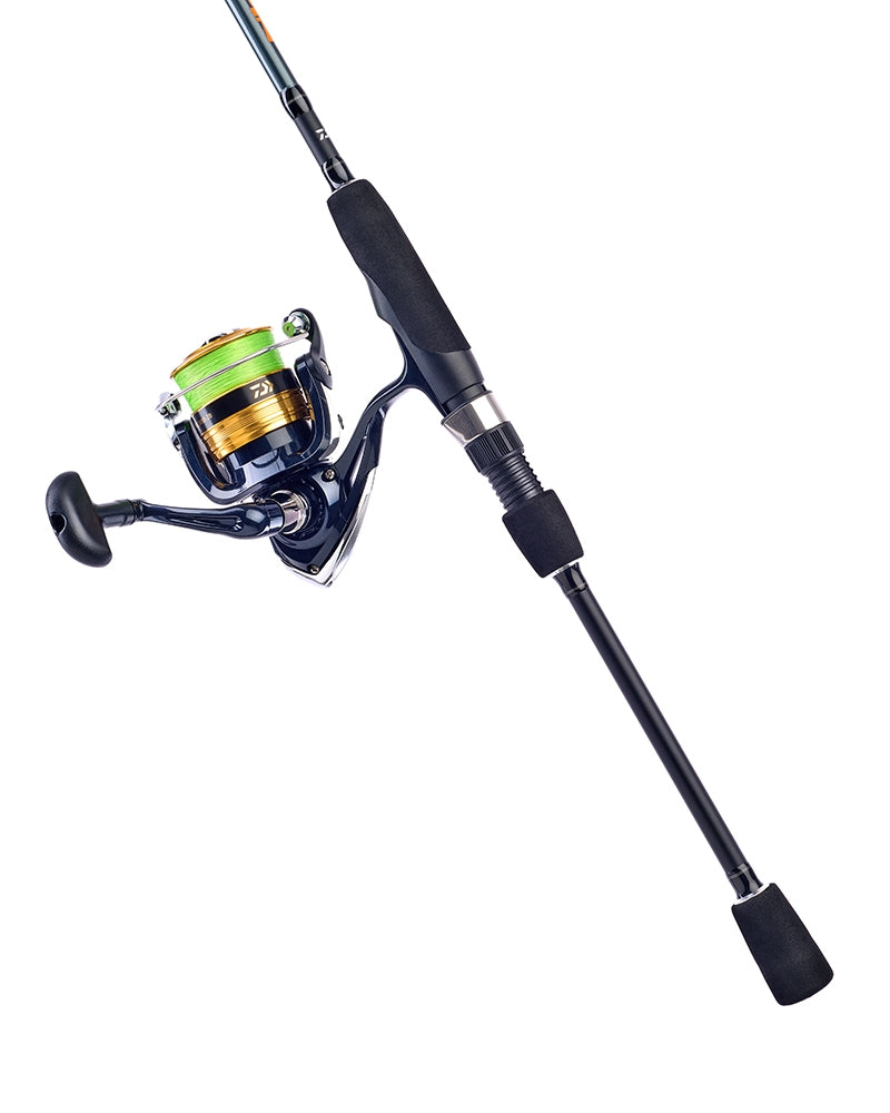 Daiwa D-Spin Sweepfire Rod & Reel Fishing Combo - 6ft6 | 5-20g | 2500 With Braid
