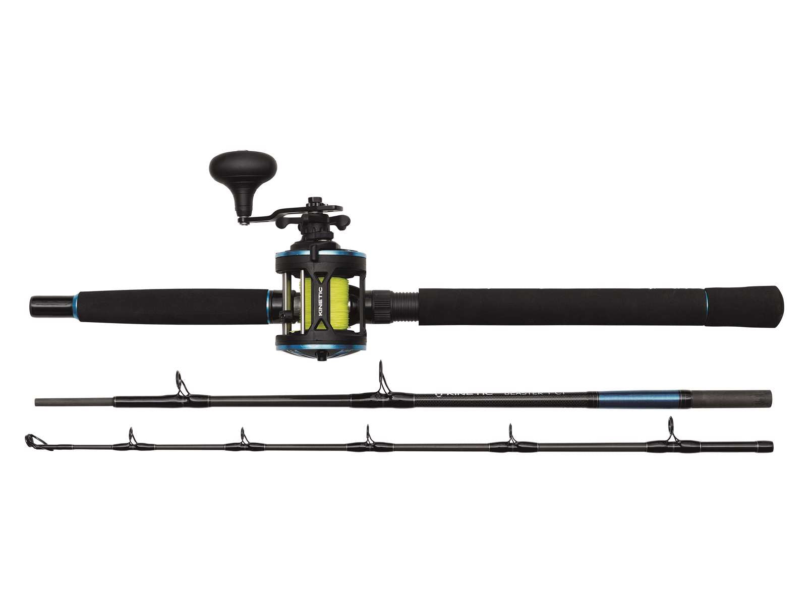 Kinetic Beaster CT Saltwater Combo - Rod & Reel Sea Fishing Combo - 3pc