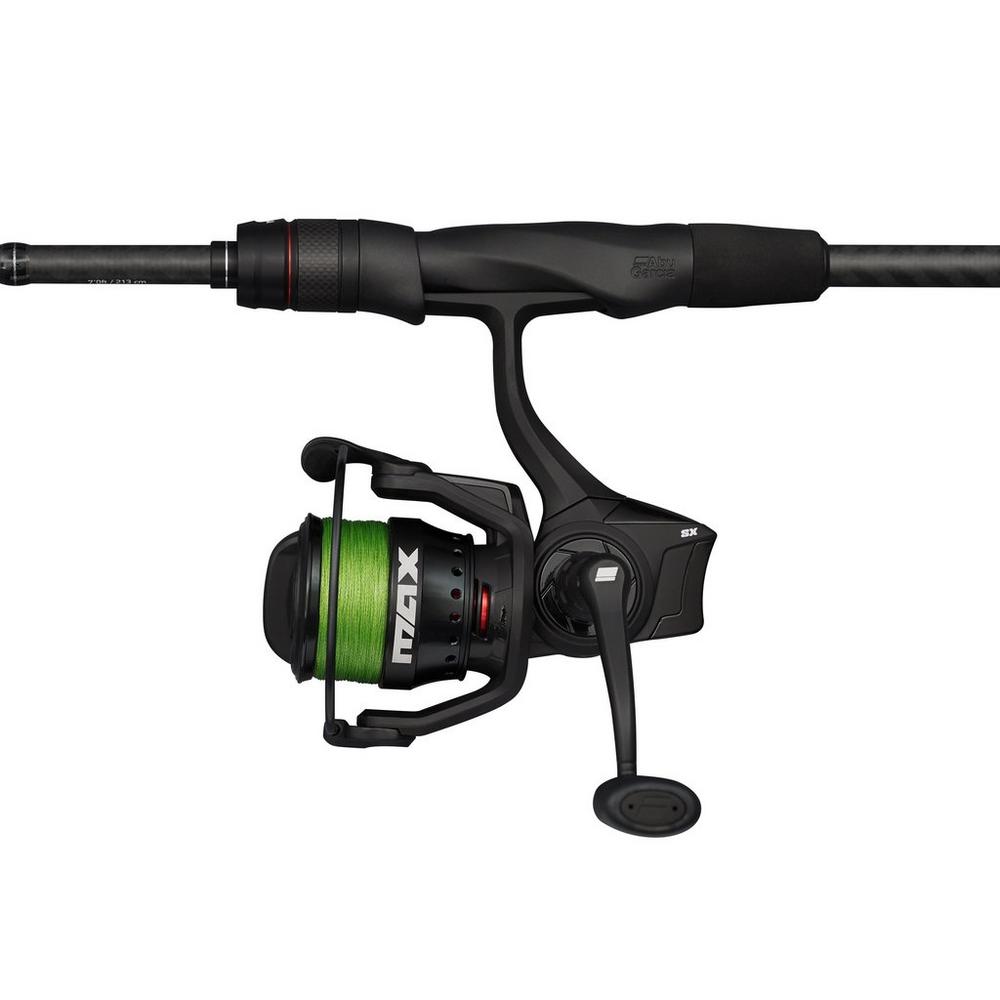 Spinning Combo Black Max Fishing Rod Abu Garcia Max SX Spinning