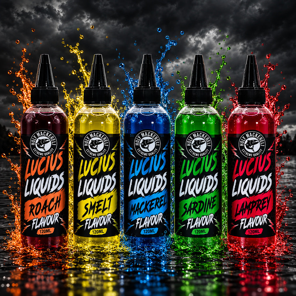 Holy Mackerel Lucius Liquids Bait Attractant - 120ml Predator Fishing Attractant