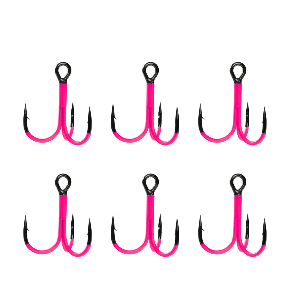 BKK Spear 21 UVP Pink Treble Hooks 