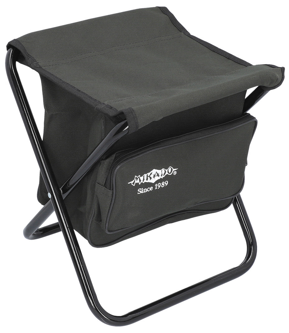 Mikado Folding Fishing Stool With Tackle Bag