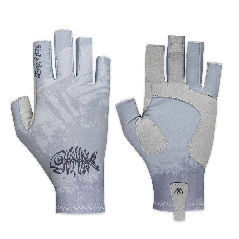 LURESHOP.EU Stretch Neoprene Fishing Gloves 2 Cut Fingers - Best Use in  Light Cold Weather Co