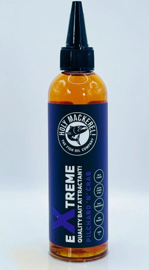 Holy Mackerel Fish Oil 120Ml Bottles | Syringe Kit - Bait Attractant
