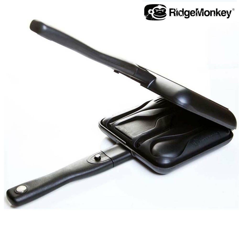 RidgeMonkey Sandwich Toaster Connect Compact - Standard Plus Utensils 