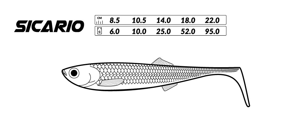 Mikado Sicario Pike Fishing Lure