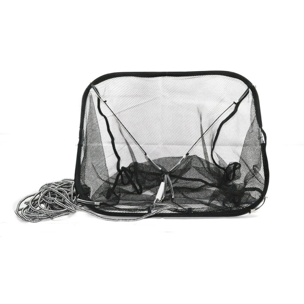 Tronixpro Folding Drop Net 50cm - Pier & Boat Rubber Mesh Drop Net - Sea Net