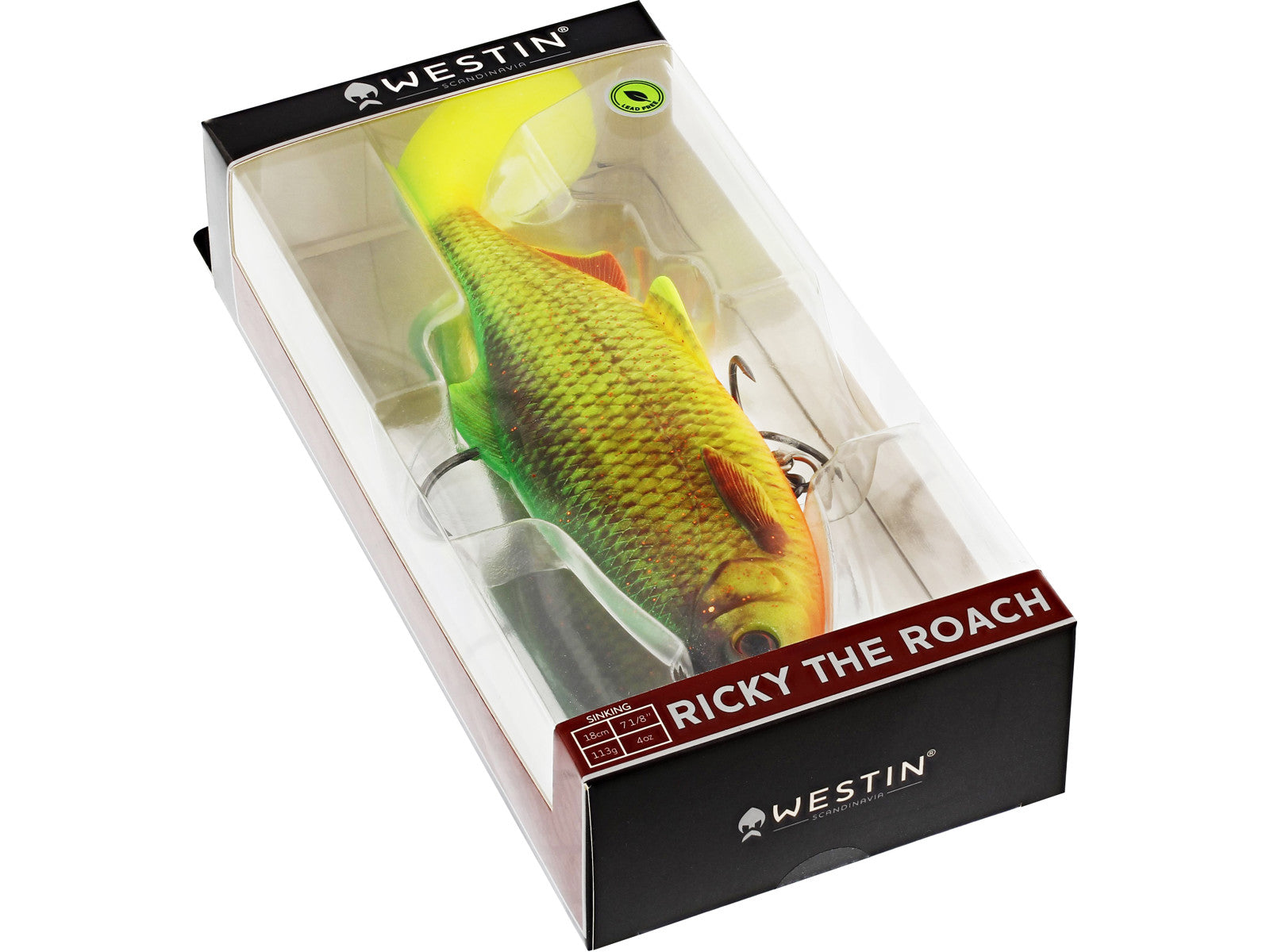 Westin Ricky The Roach Shadtail R 'N R Lure - Rigged & Ready - 18cm | 113g