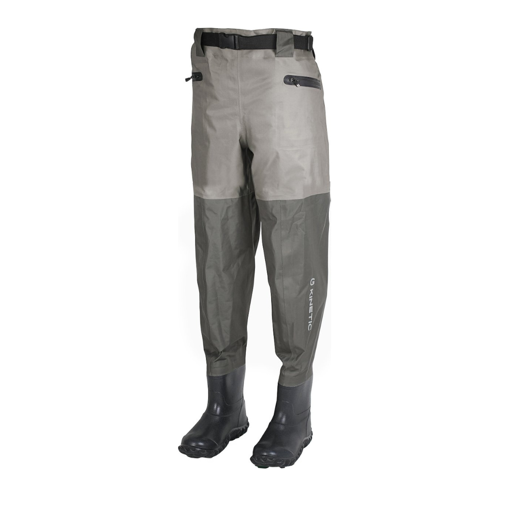 Kinetic X4 Waist Bootfoot Waders - Fishing Trousers Waist Waders