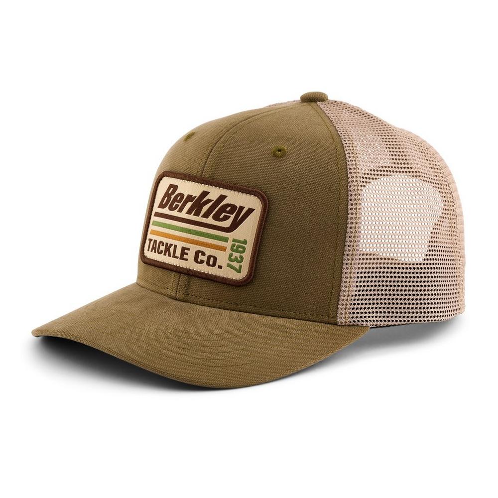 Berkley Striper Trucker Fishing Cap - Brown / Olive Berkley Fishing Hat