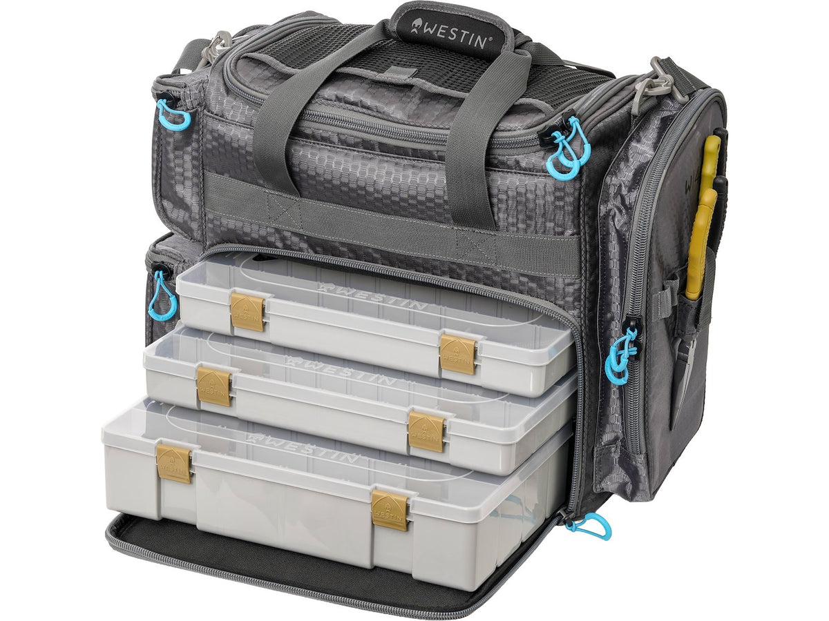 Westin W4 HD Carryall Fishing Bag X-Large - 3 Tackle Boxes Included - NEW 2026