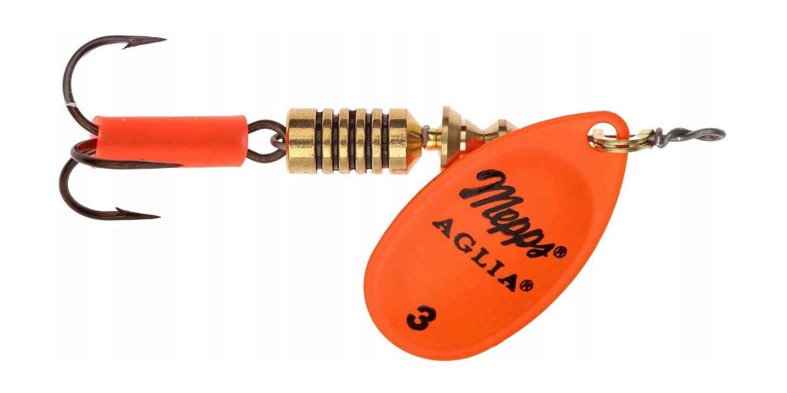 Mepps Aglia Fluoro Spinner - Original French Fishing Lure Trout Salmon Pike Bass