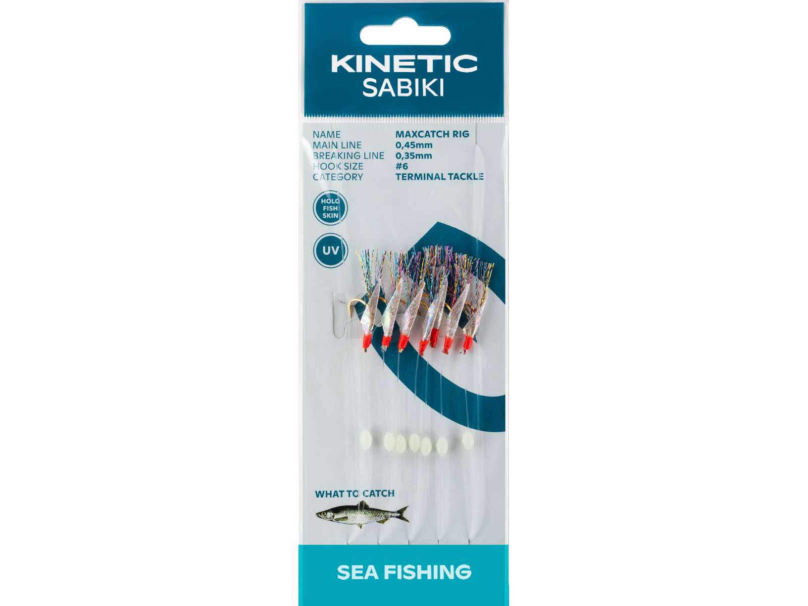 Kinetic Sabiki Maxcatch 7 Hook Sea Rig 