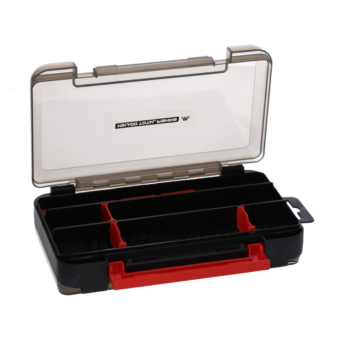 Mikado Double Sided Fishing Tackle Box - Foam Tube Fly Box / Spinner lure Box