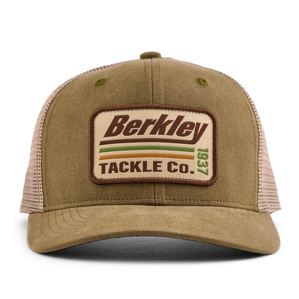 Berkley Striper Trucker Fishing Cap - Brown / Olive Berkley Fishing Hat