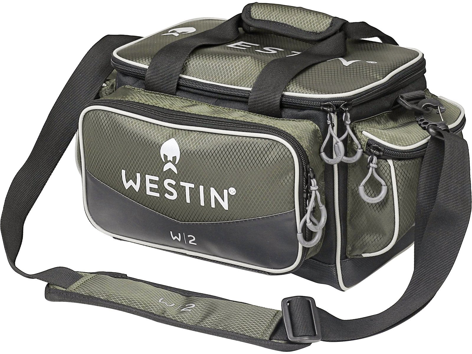 Westin W2 Fishing Tackle Lure Bag + 3 Tackle Boxes