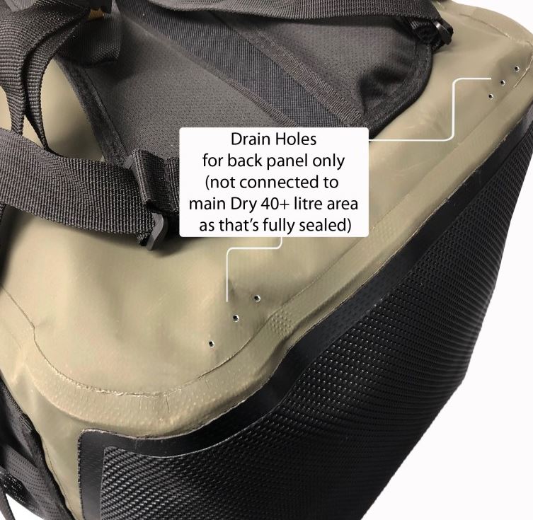 Vass Edition 3 Dry Fishing Ruck Sack 40L -Waterproof Roll top Fishing Tackle Bag