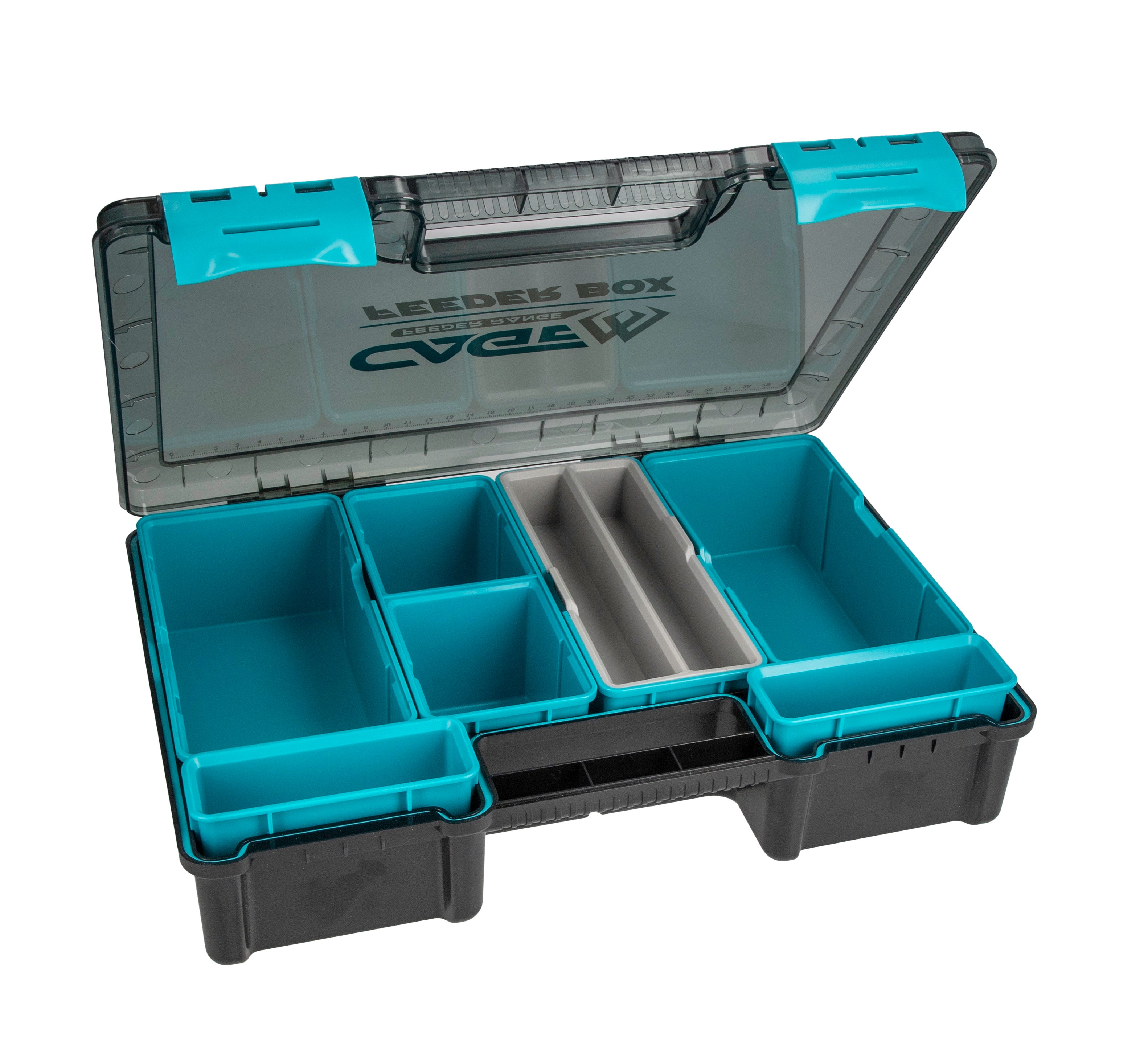 Mikado Feeder Tackle Box Storage Modular Organiser - Coarse Fishing Tackle Box