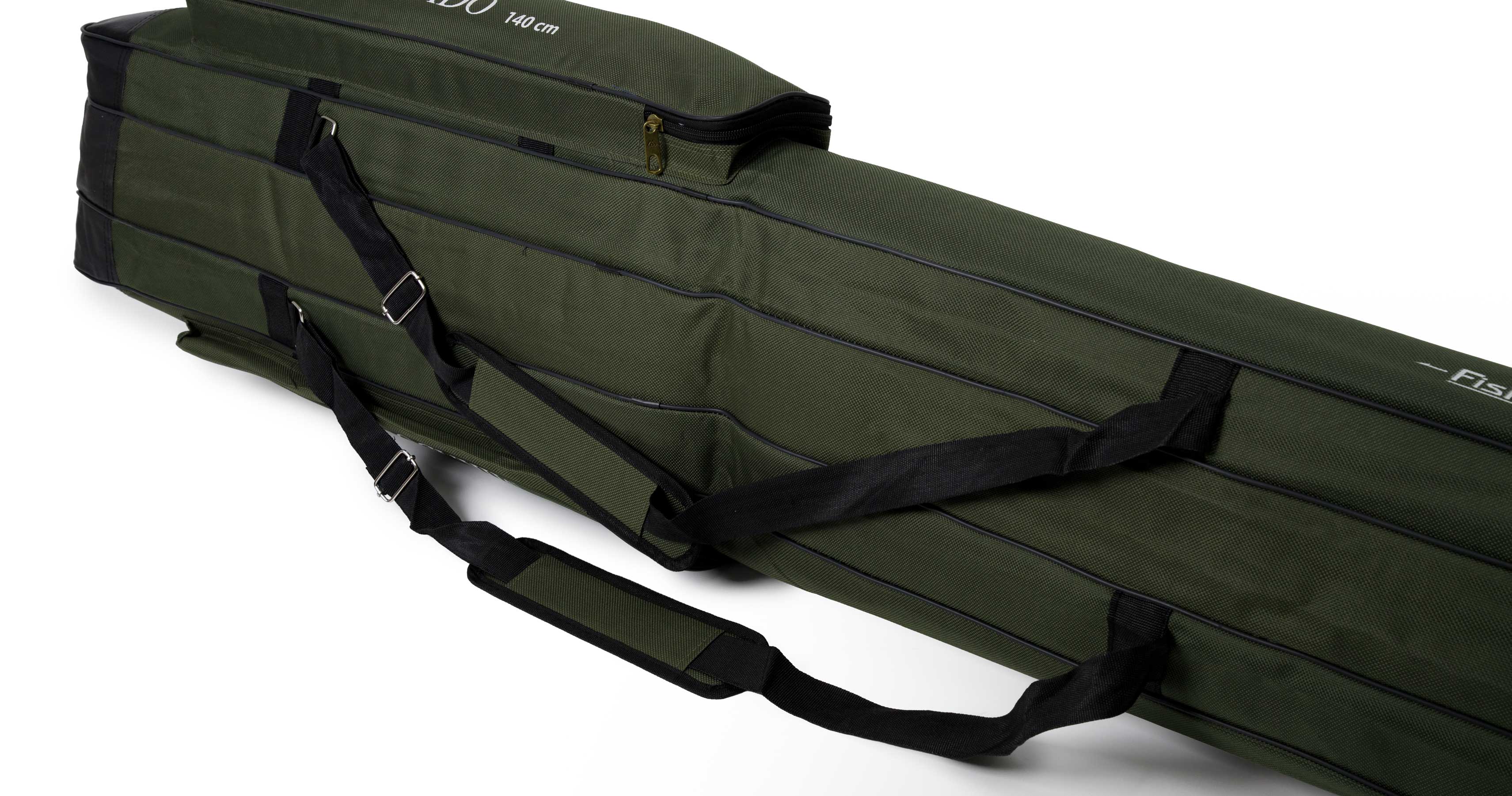 Mikado Fishing Rod Bag Holdall 2 Compartment Green