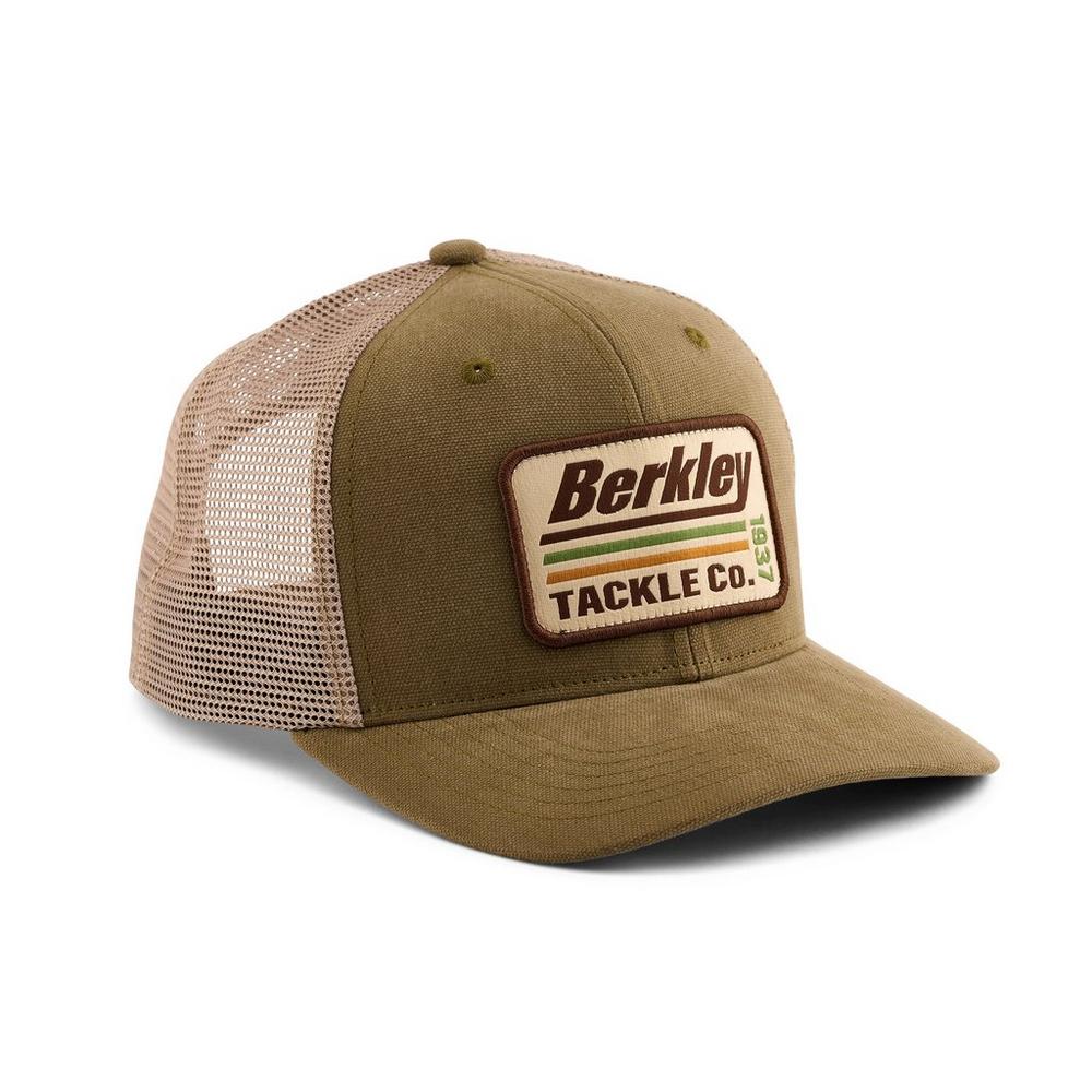 Berkley Striper Trucker Fishing Cap - Brown / Olive Berkley Fishing Hat