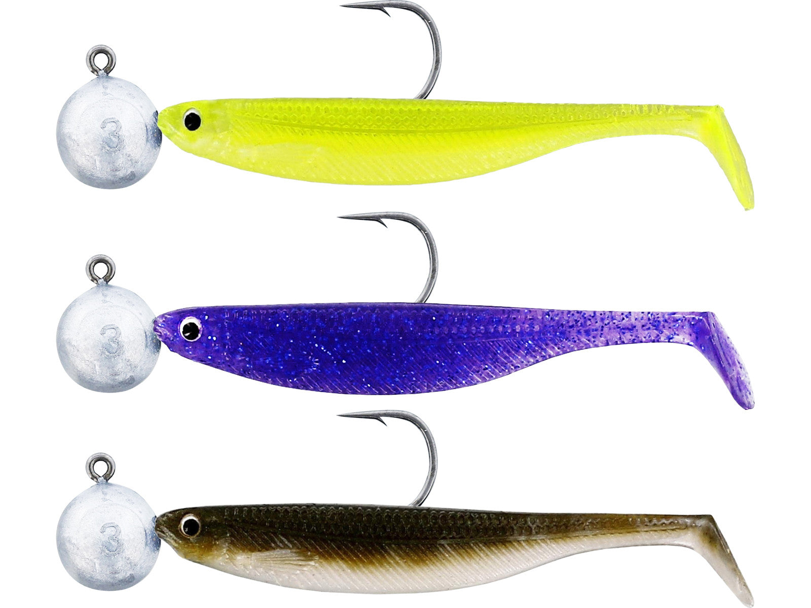 Westin Shadteez Slim RnR Fishing Lures Mixed Packs - 3pcs In a Pack