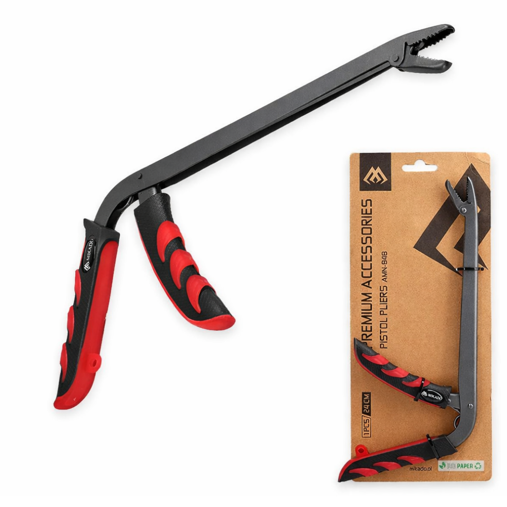 Mikado Pistol Grip Hook Remover 24cm - Pike Fishing Hook Pliers