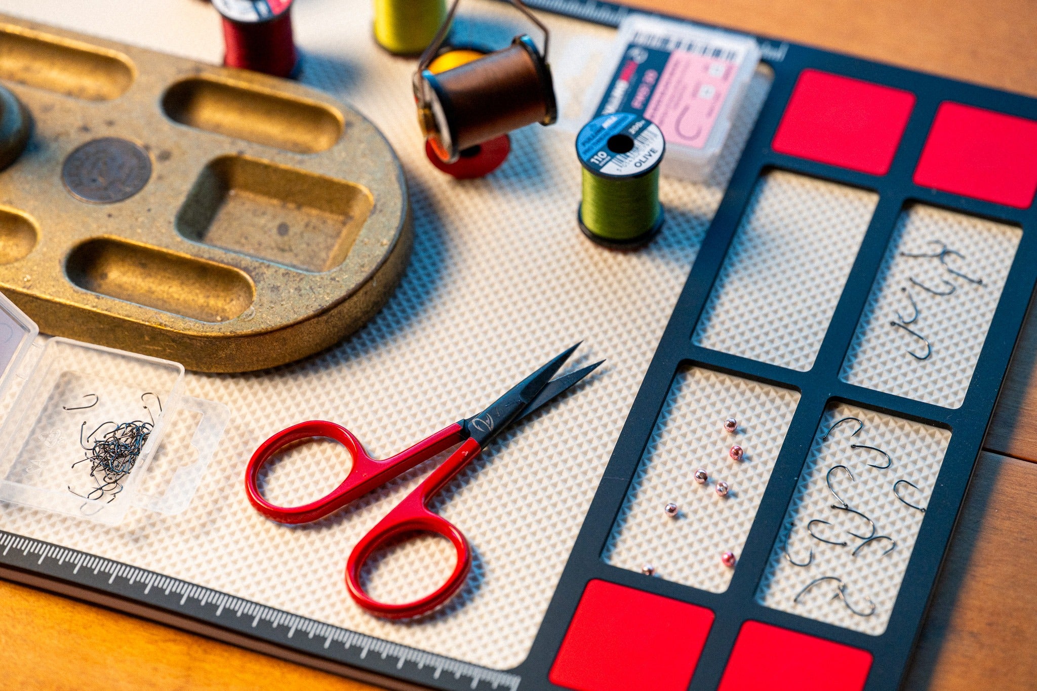 Fulling Mill Magnetic Fly Tying Mat - Silicone Non Slip Fly Tying Mat - NEW 2026