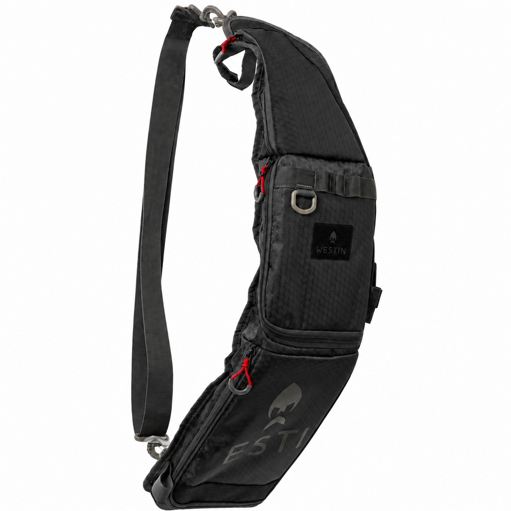 Westin W4 Fishing Sling Bag XL - 3 Tackle Boxes Included - Over The Shoulder Bag