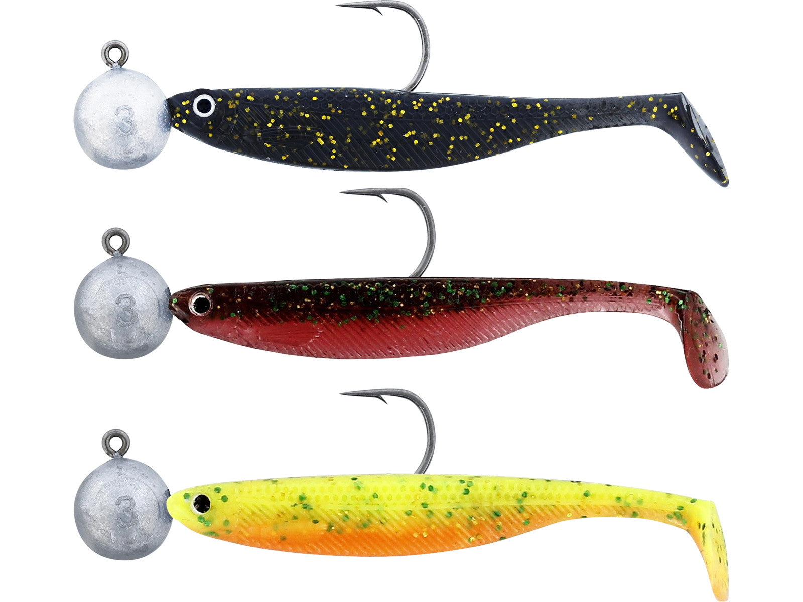 Westin Shadteez Slim RnR Fishing Lures Mixed Packs - 3pcs In a Pack