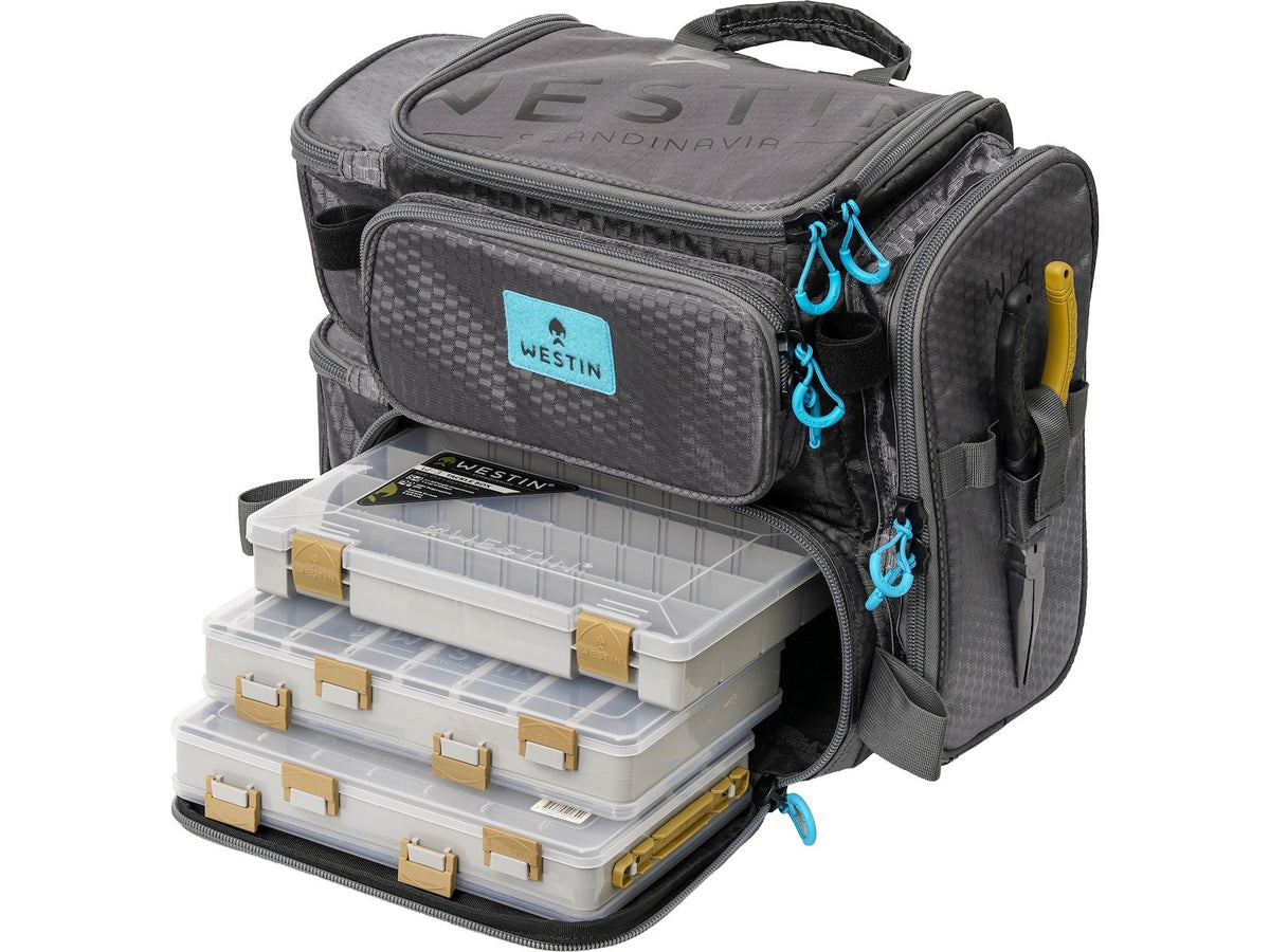 Westin W4 HD Rucksack Large - 3 Tackle Boxes Included