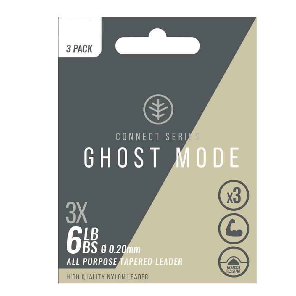 Wychwood Ghost Mode Tapered Leader  - 3Pk