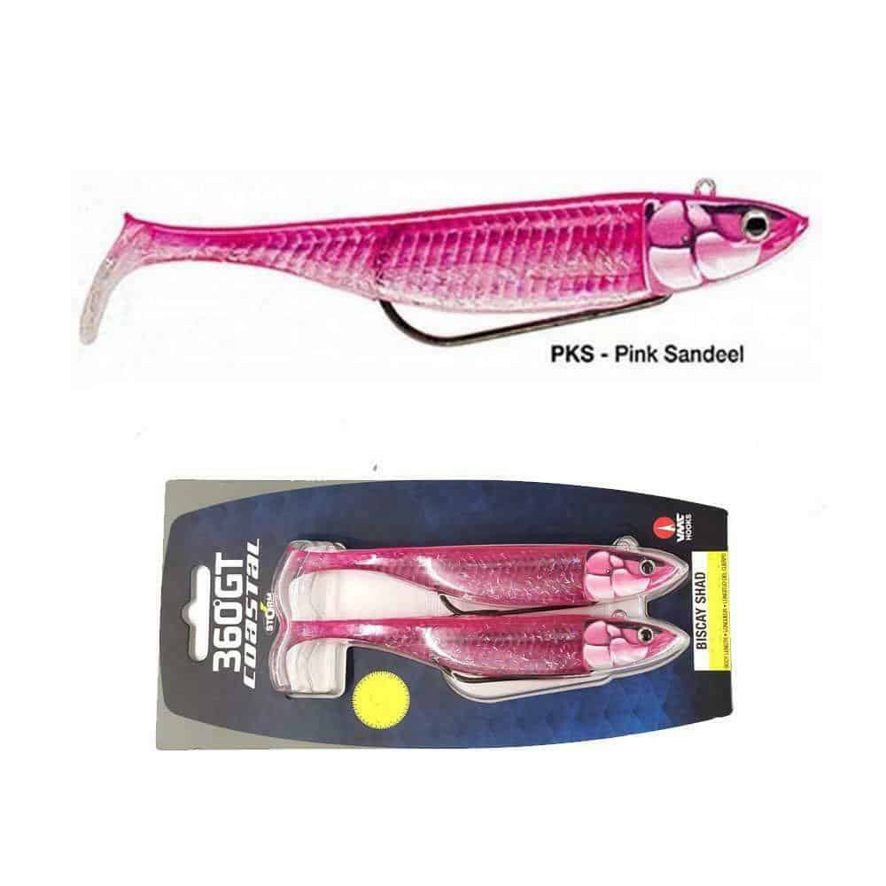 Storm 360 Gt Biscay Weedless Shad Lures  2 Pack - Bass Sea Fishing