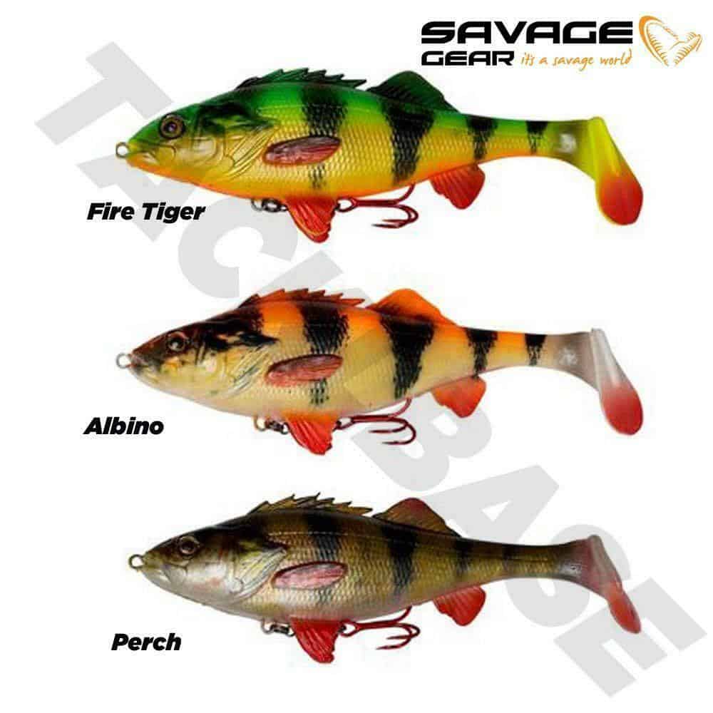 Savage Gear 4D Perch Shad Paddletail