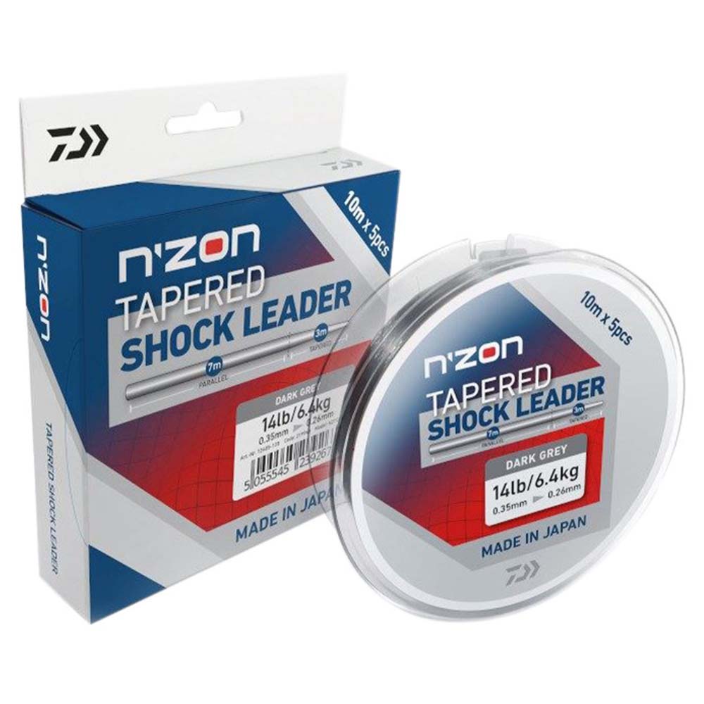 AbuAdiyat Power Cast Tapered Shock Leader – Leader Conico Per Pesca (13m, Alta Resistenza)