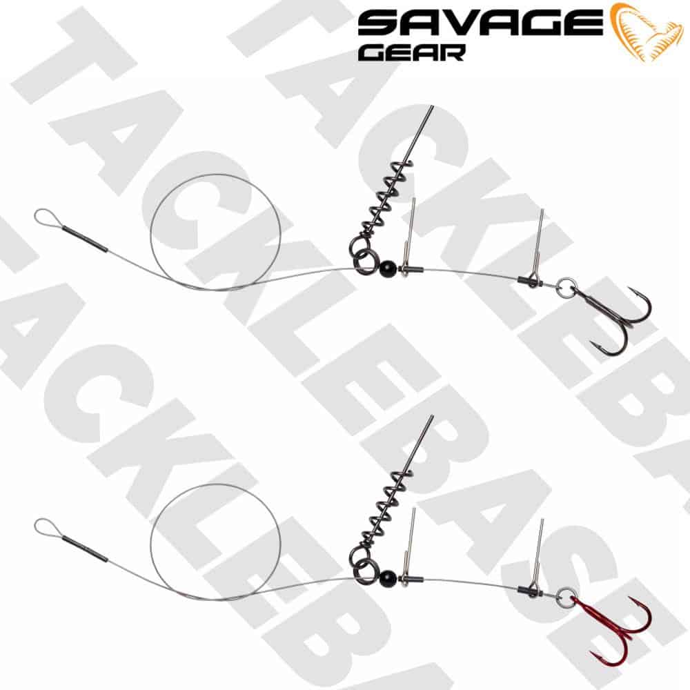 Savage Gear New Line-Thru Corkscrew Rig 1 Hook Rig