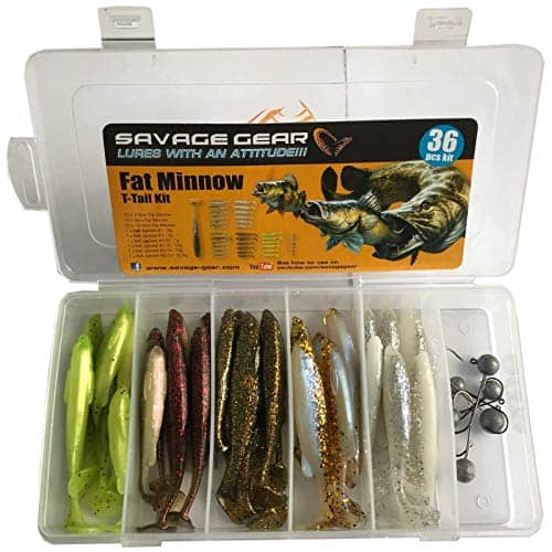 Savage Gear Fat Minnow T-Tail Kit - 36Pc