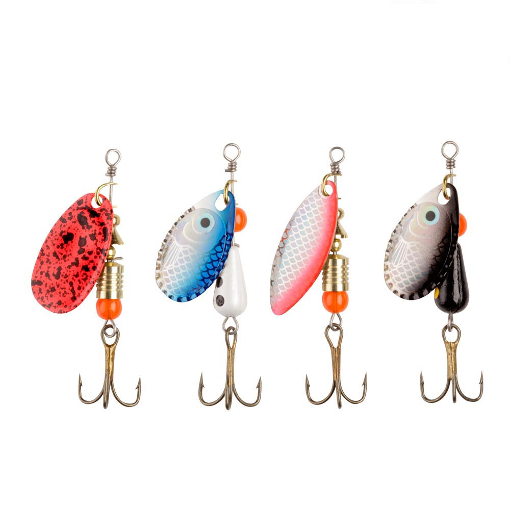 ABU CARICA TROUT SPINNER KIT SET OF 4 SPINNERS