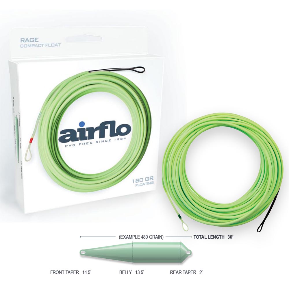 AIRFLO RAGE COMPACT FLOATING FLY FISHING LINE