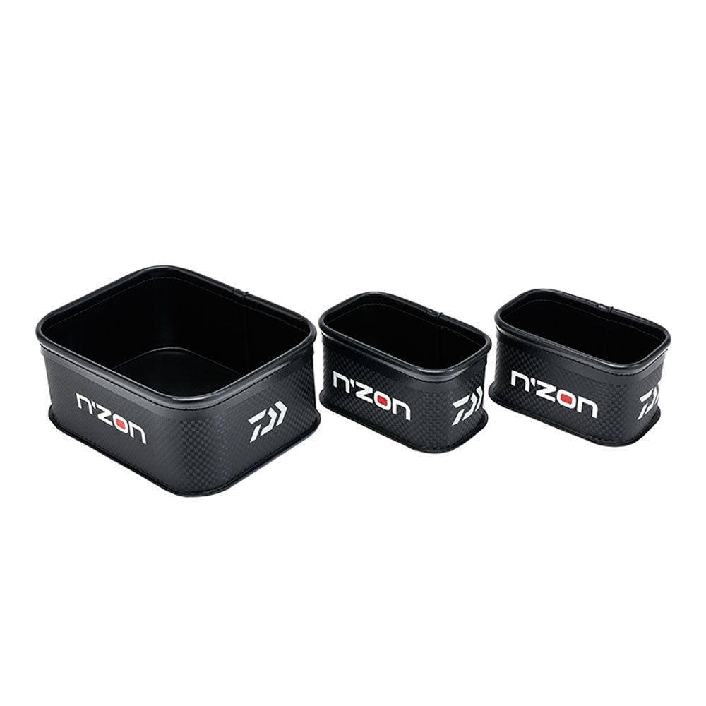 DAIWA N'ZON EVA 3 PIECE BAIT BOWL SET 1 NEW NZON