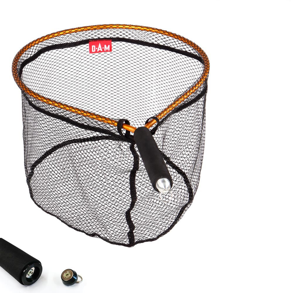 DAM MANGO FLY FISHING SCOOP NET WITH MAGNET CLIP