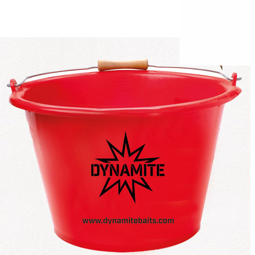 DYNAMITE BAITS RED 17ltr MIXING BAIT BUCKET