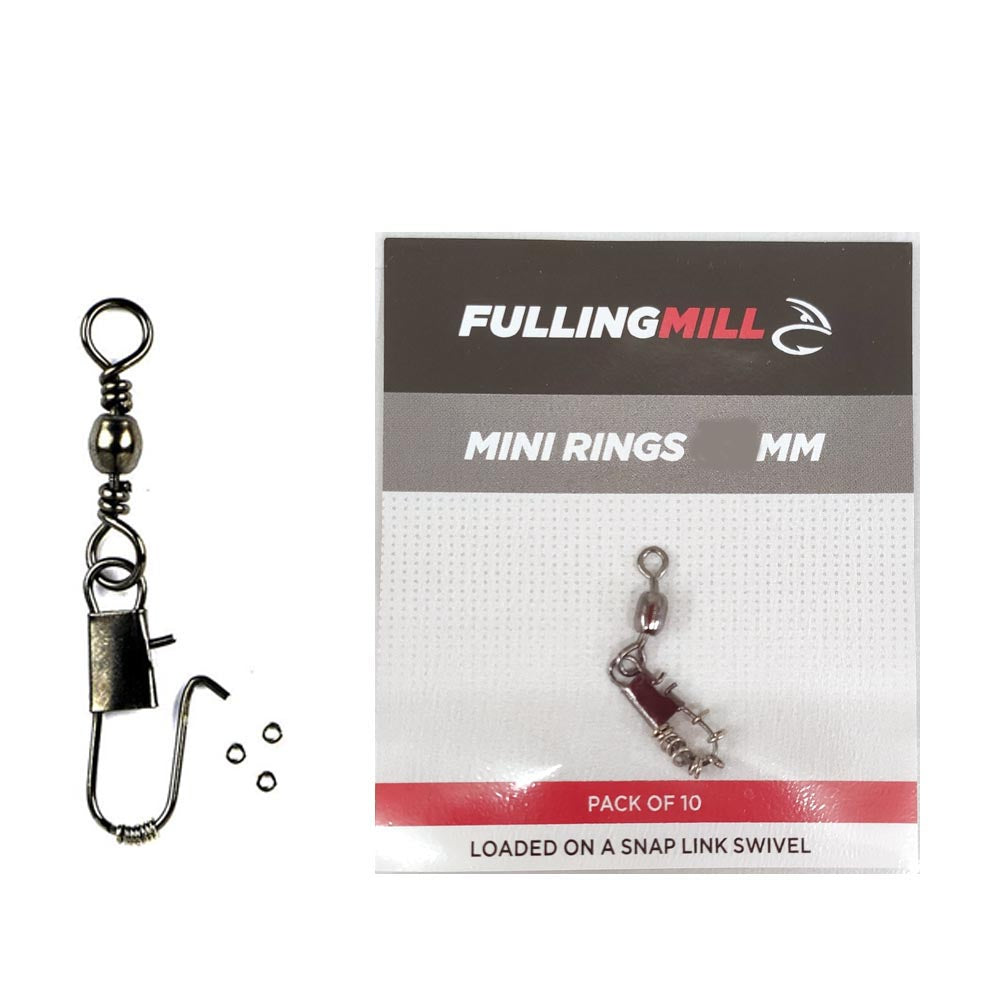 FULLING MILL LEADER/TIPPET FLY FISHING RINGS 10 PER PACKET