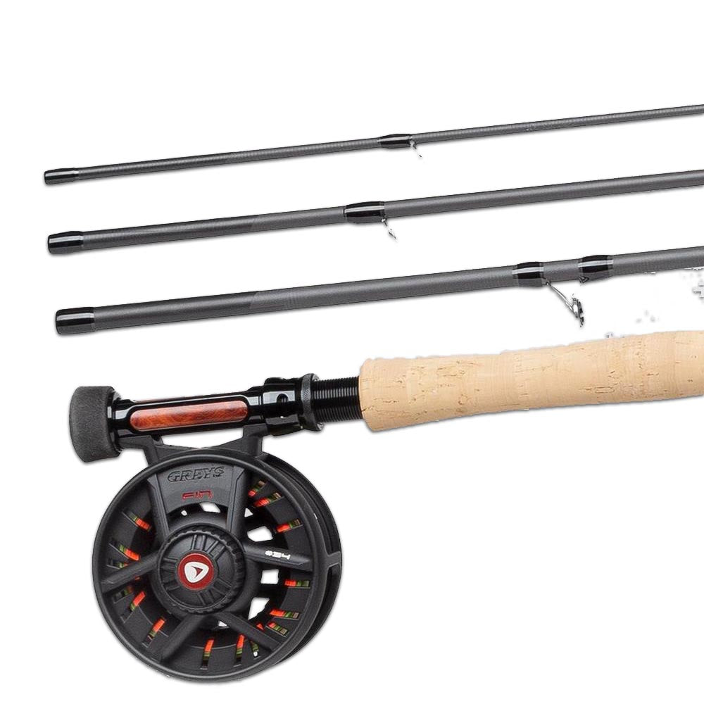 GREYS FIN EURO NYMPH FLY FISHING COMBO - ROD / REEL / LINE/ CARRY CASE