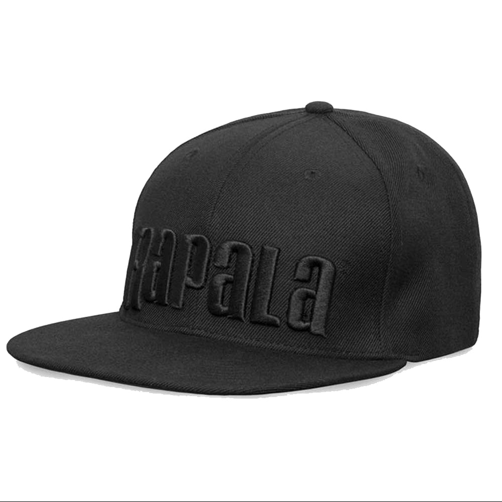 RAPALA BLACK FLAT BRIM CAP - FISHING HAT