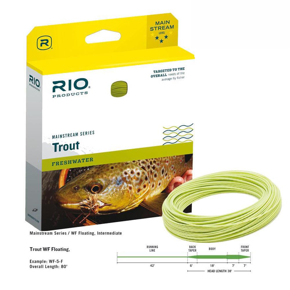RIO MAINSTREAM TROUT FLOATING FLY LINE