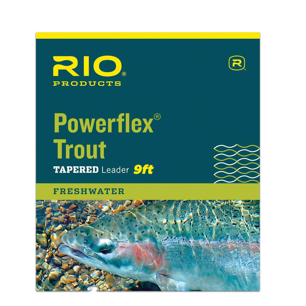 RIO POWERFLEX 9FT TROUT FISHING TAPERED LEADER