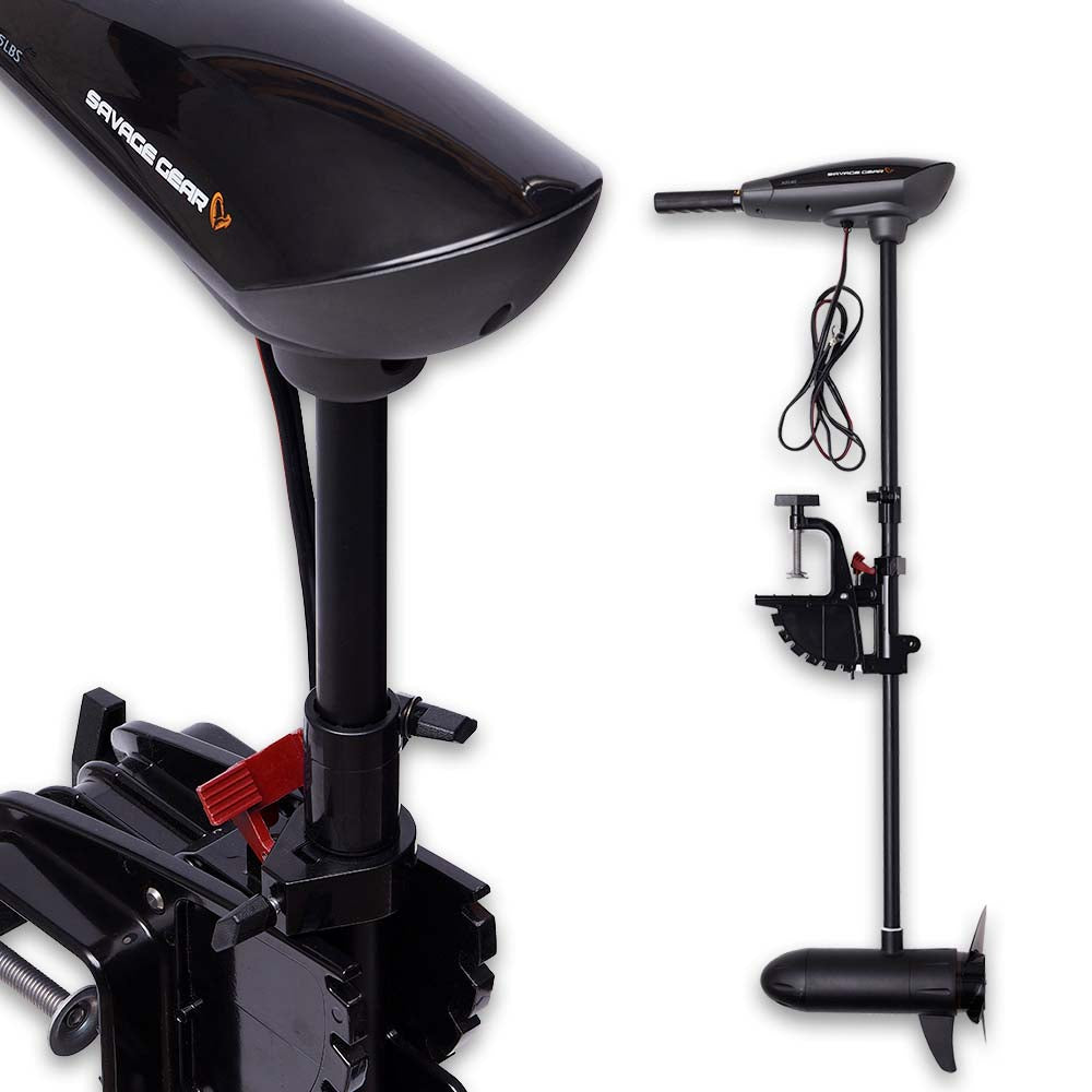 SAVAGE GEAR THRUSTER 12V ELECTRIC OUTBOARD ENGINE TROLLING MOTOR - 36 OR 55LBS