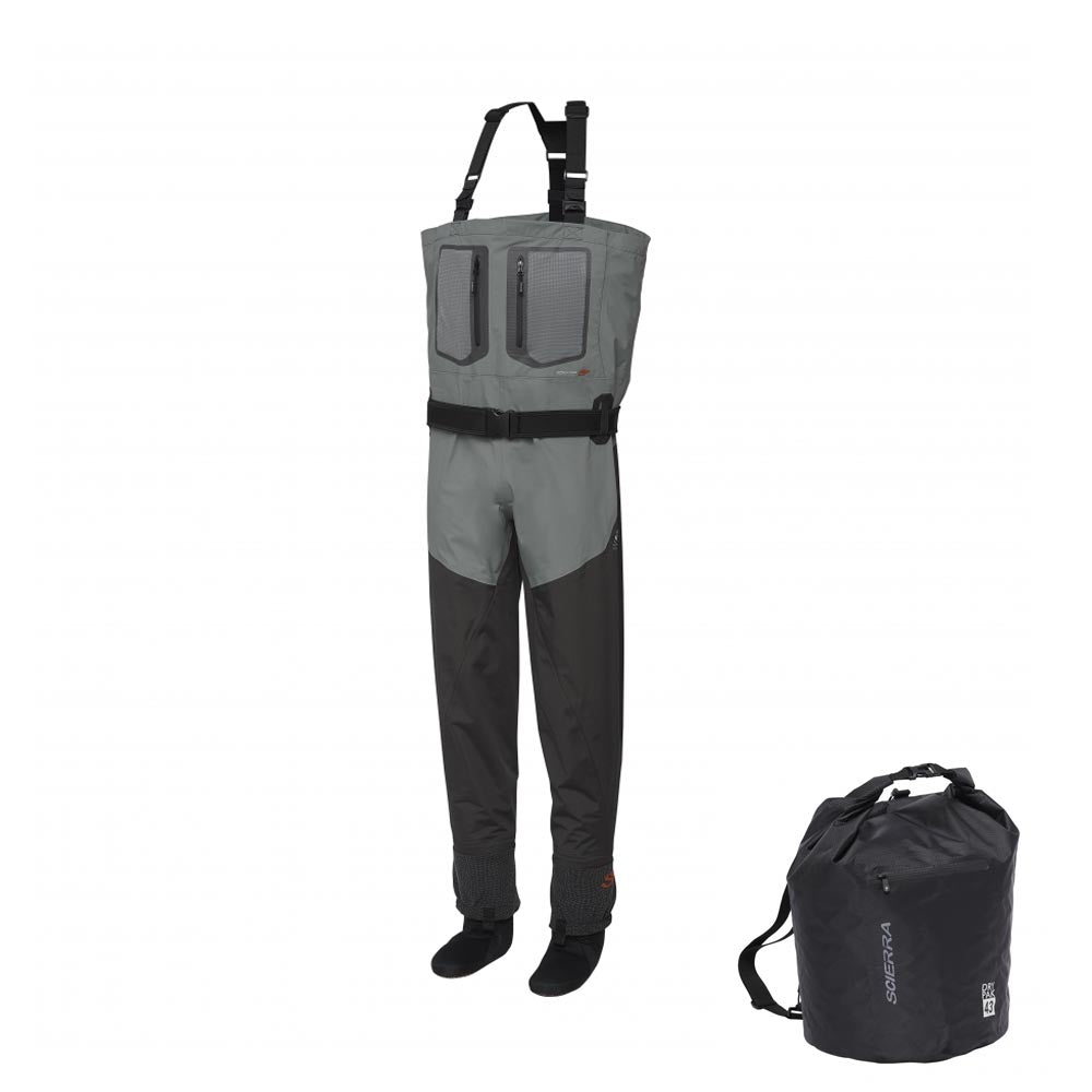 SCIERRA NEW YOSEMITE 30000 STOCKING FOOT BREATHABLE CHEST WADERS